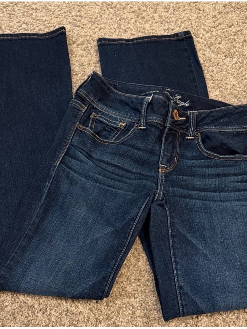 American Eagle Outfitters Women's Dark Indigo Bootcut Jeans